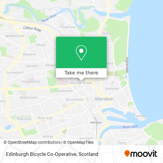 Edinburgh Bicycle Co-Operative map