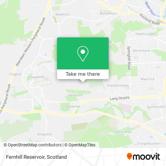 Fernhill Reservoir map
