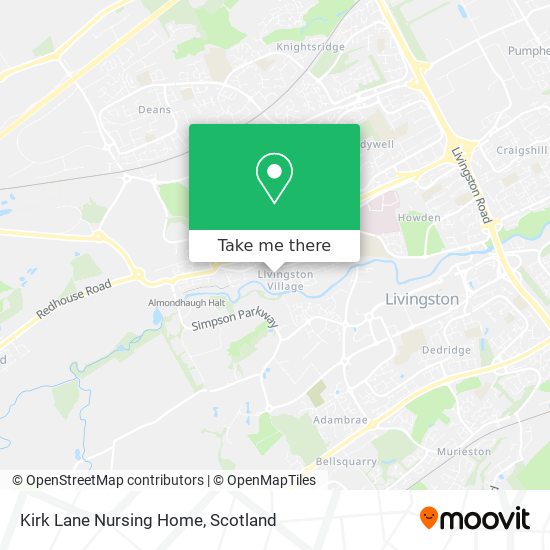 Kirk Lane Nursing Home map