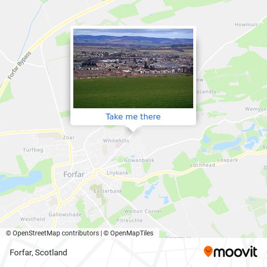 Forfar map