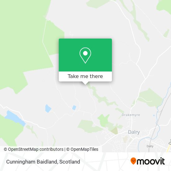 Cunningham Baidland map