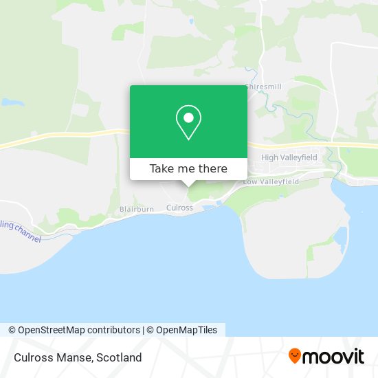 Culross Manse map