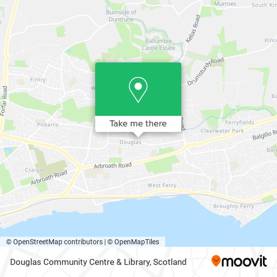 Douglas Community Centre & Library map