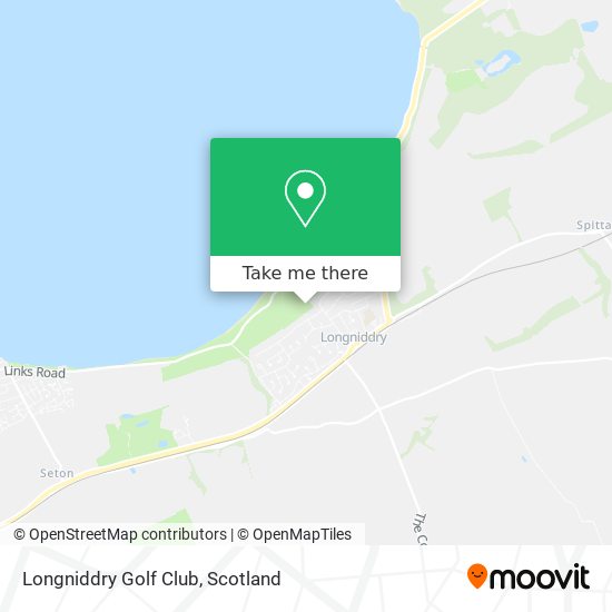 Longniddry Golf Club map