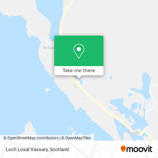 Loch Losal Vassary map