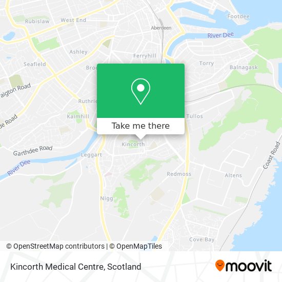 Kincorth Medical Centre map