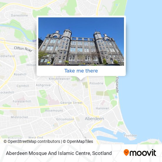 Aberdeen Mosque And Islamic Centre map