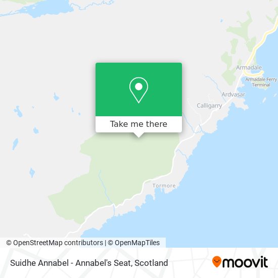 Suidhe Annabel - Annabel's Seat map