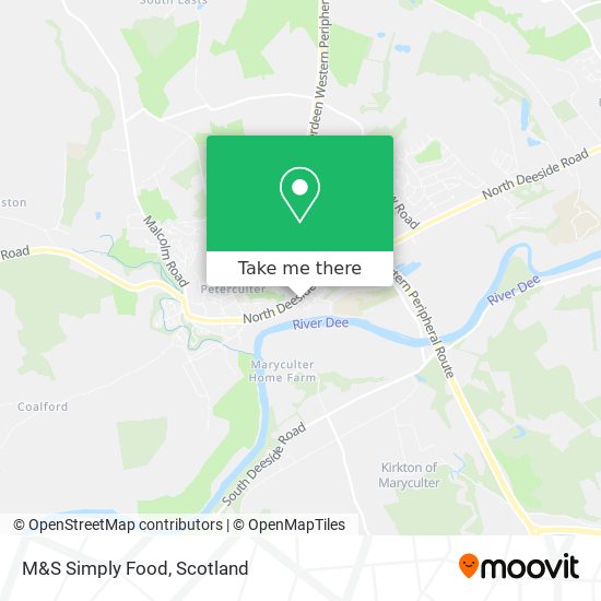 M&S Simply Food map