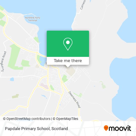 Papdale Primary School map
