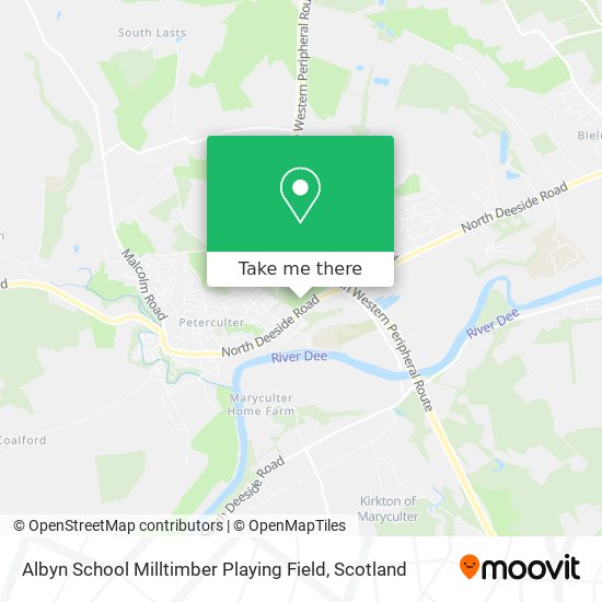 Albyn School Milltimber Playing Field map