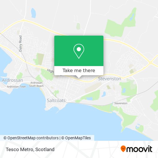 Tesco Metro map