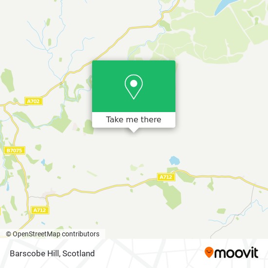 Barscobe Hill map