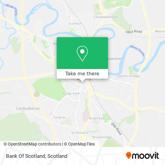 Bank Of Scotland map