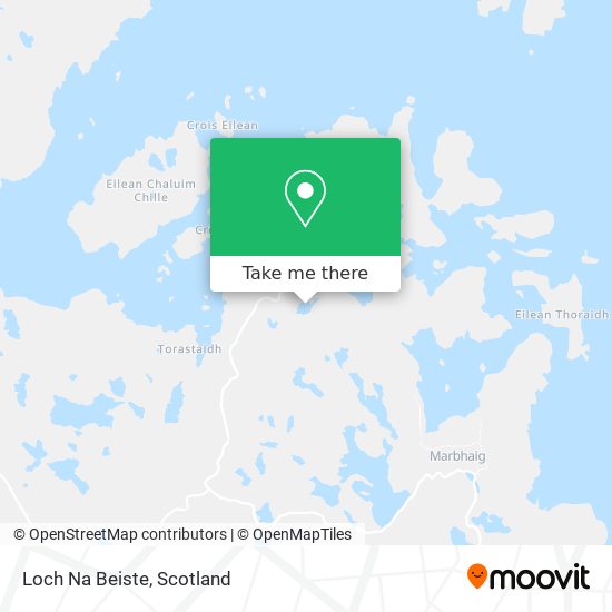 Loch Na Beiste map