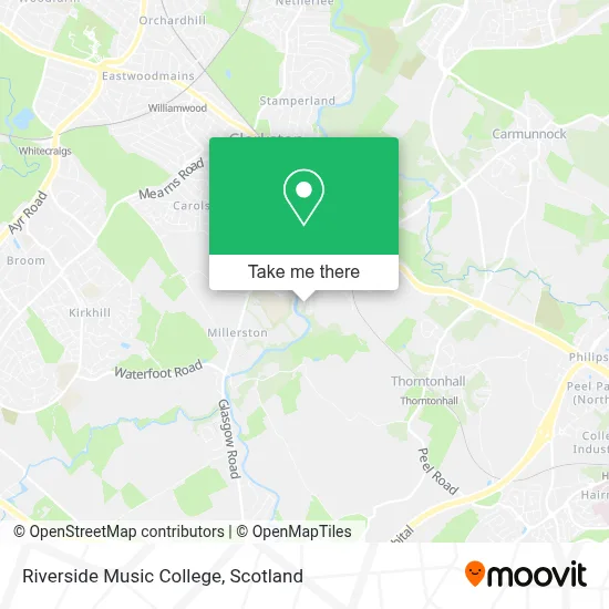 Riverside Music College map