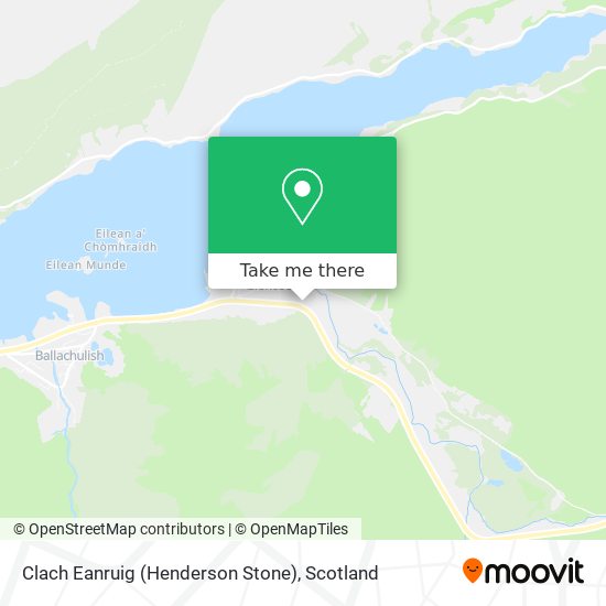 Clach Eanruig (Henderson Stone) map