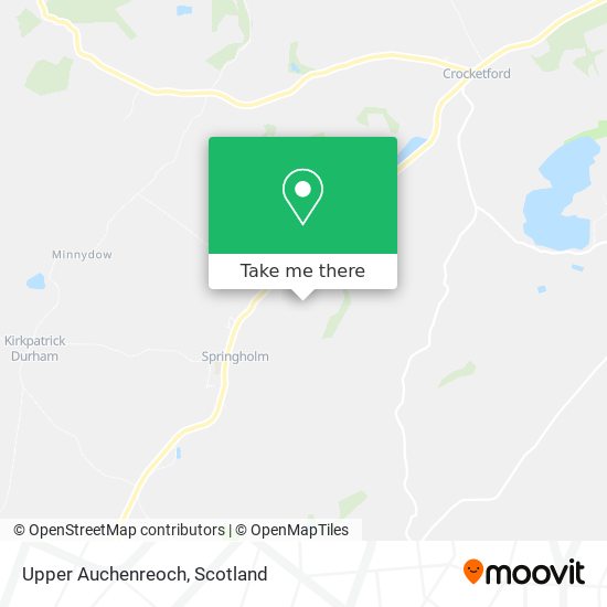 Upper Auchenreoch map