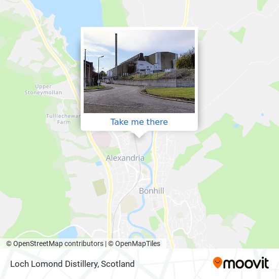 Loch Lomond Distillery map