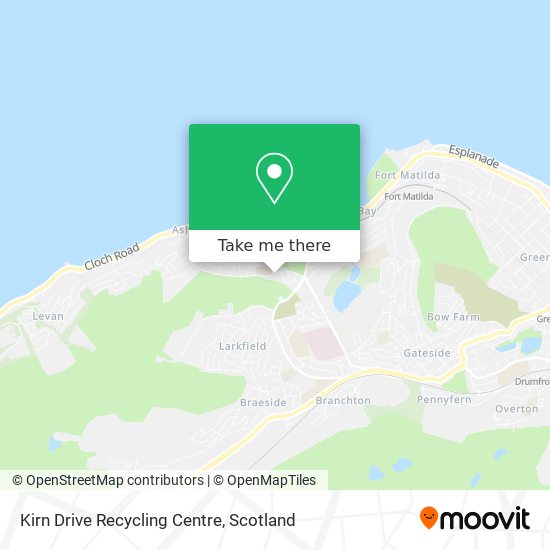 Kirn Drive Recycling Centre map