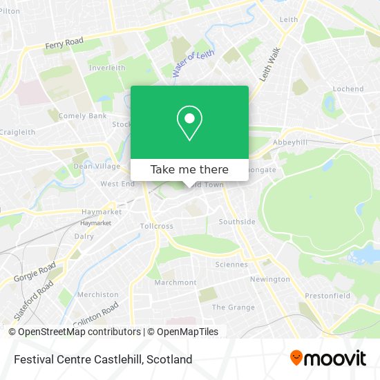 Festival Centre Castlehill map