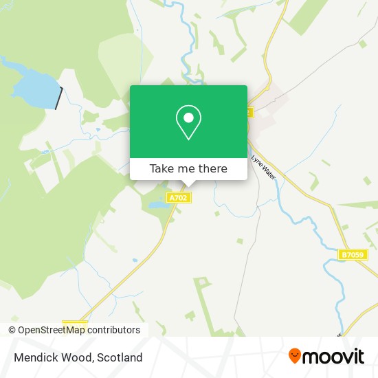 Mendick Wood map