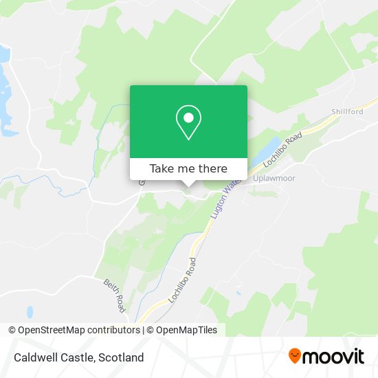 Caldwell Castle map