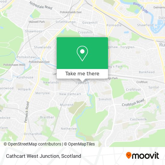 Cathcart West Junction map