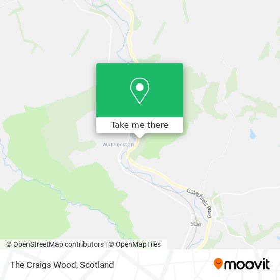 The Craigs Wood map