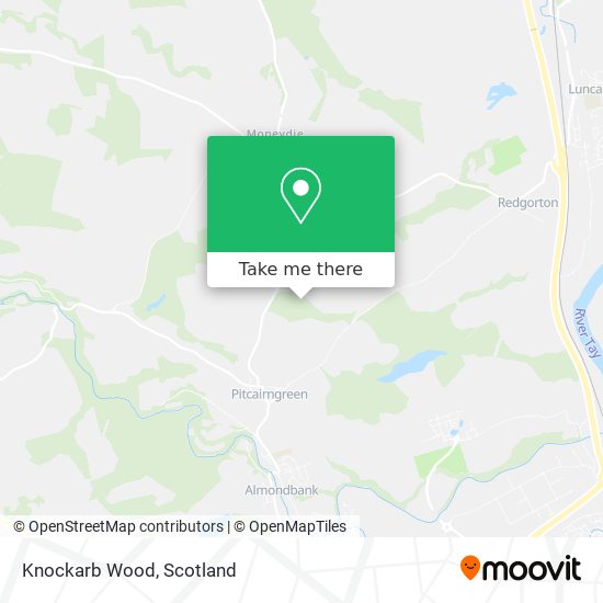 Knockarb Wood map