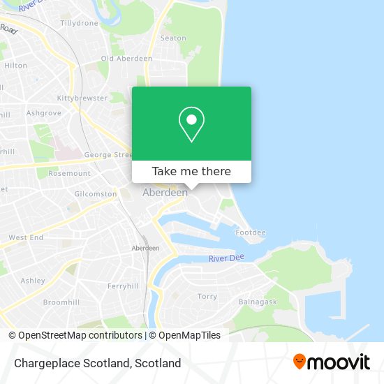 Chargeplace Scotland map