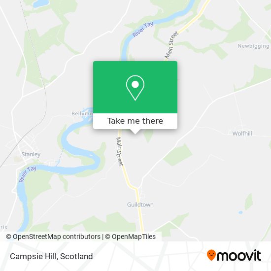 Campsie Hill map