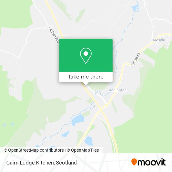 Cairn Lodge Kitchen map