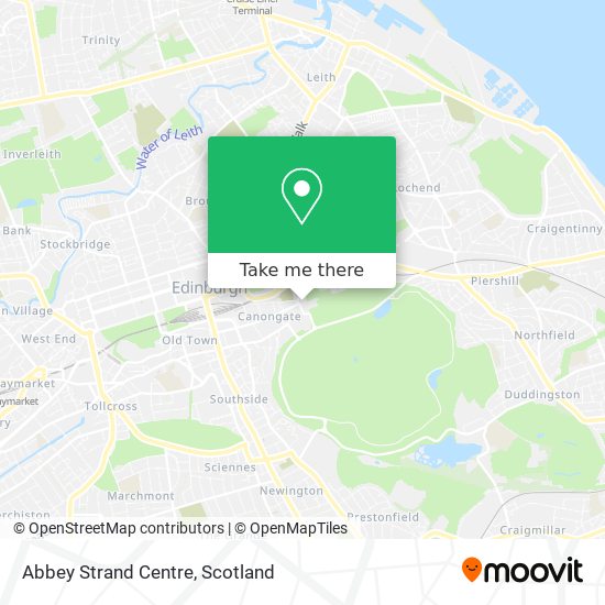 Abbey Strand Centre map