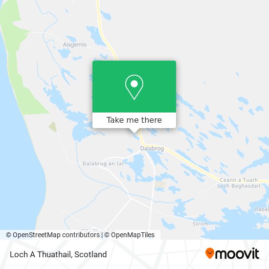 Loch A Thuathail map