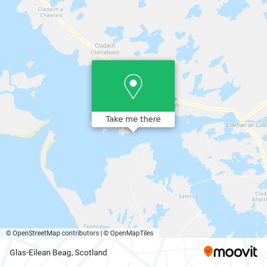 Glas-Eilean Beag map