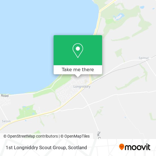 1st Longniddry Scout Group map