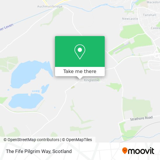 The Fife Pilgrim Way map