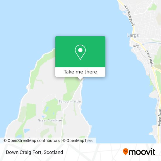 Down Craig Fort map