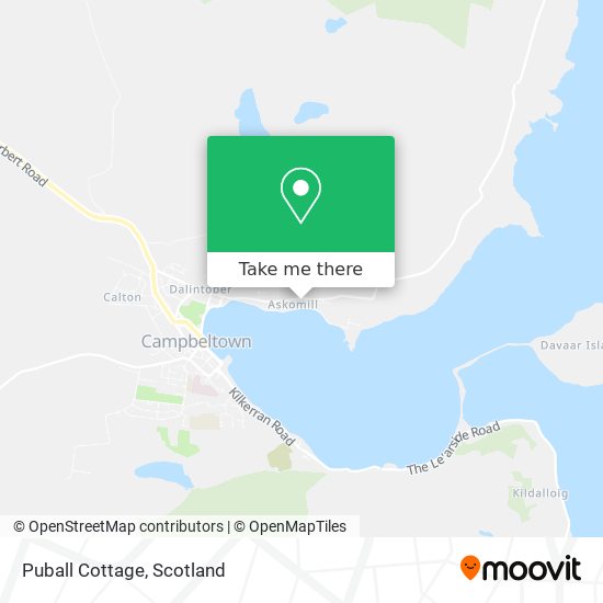 Puball Cottage map
