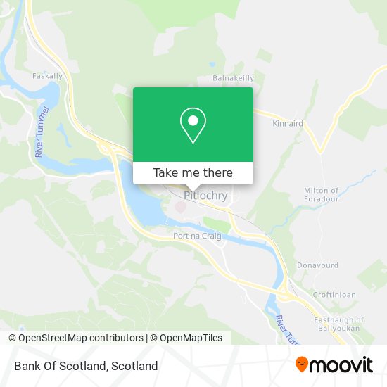 Bank Of Scotland map