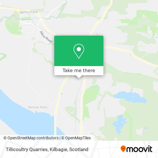Tillicoultry Quarries, Kilbagie map
