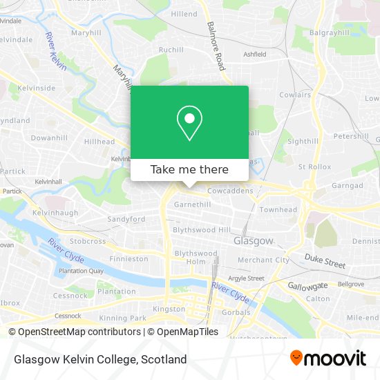 Glasgow Kelvin College map