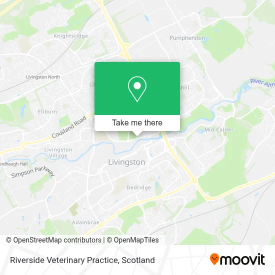 Riverside Veterinary Practice map