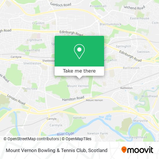 Mount Vernon Bowling & Tennis Club map