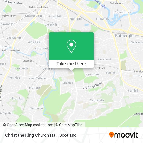 Christ the King Church Hall map