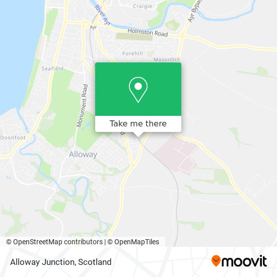 Alloway Junction map