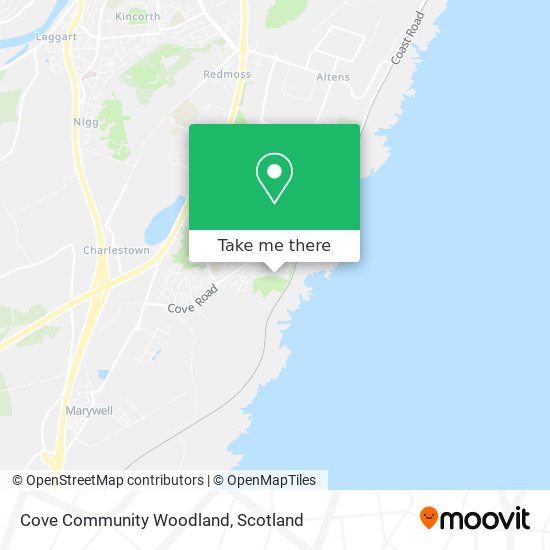 Cove Community Woodland map