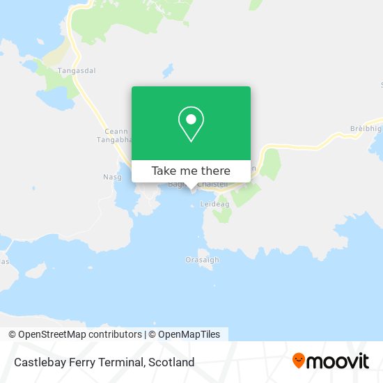 Castlebay Ferry Terminal map