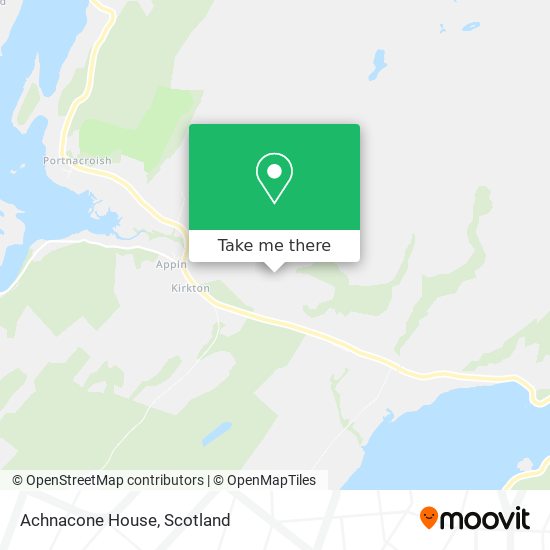 Achnacone House map